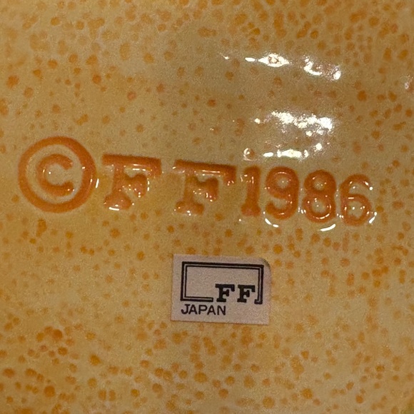 VTG 1986 Fitz & Floyd Ceramic Turtle Teapot Hand-Painted Citrus Leaf Design EUC - Picture 13 of 16